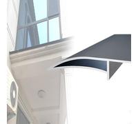 Eagle's Beak Drip Lines Eaves Rain Gutters 1 8 12 20 Pcs, Exterior Walls Nosing Drip Molding Trim, Window Sill Edge Drip Strip Roof Diverter(Gray 12 PCS)