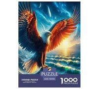 Eagles cleave the sky Jigsaw Puzzles Puzzles for Adults Kids. 1000 Pieces raptor Great Gifts Challenge Toy Educational Games Home Decoration for Educational Games Gifts 70x50cm/1000pcs