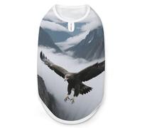Eagles Fly in The Valley Dog Shirt for Small Medium, Breathable Pet Vest Sleeveless Dog Cat T-Shirt, Soft Stretchy Fabric & UV Protection, All-Season Pet Clothes for Walking