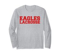 Eagles Lacrosse Simple Long Sleeve T-Shirt