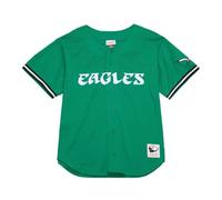 Eagles NFL Jersey On The Clock Button Front Vert S