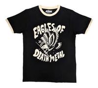 Eagles of Death Metal Eagle Ringer T Shirt M Black