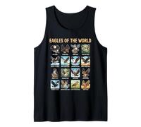 Eagles of the World Species Identification Educational Chart Tank Top