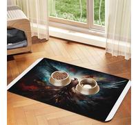 Eagles Pet Feeding Mat-Waterproof & Non-Slip Dog and Cat Food Mat-No Stains Quick Dry Dog Water Dispenser Mat