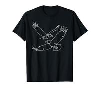 Eagles Sketch Bird Watcher Value Graphic T-Shirt