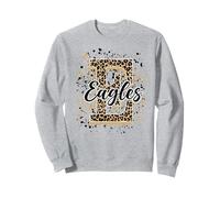 Eagles Splatter School Spirit Eagle Pride Gold Black Eagles Sweatshirt