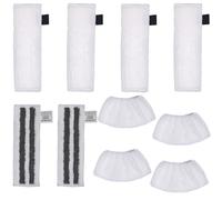 Eagles Steam Mop Replacement Pads, Replacement Microfibre Mop Cloths with Pads Set Compatible with Karcher Easyfix SC1 SC2 SC3 SC4 SC5 Steam Cleaner Floor Nozzle Wipes Covers, Set of 10