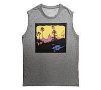 Eagles Tank Top Muscle T Shirt Hotel California Logo Official Unisex Grey XXL