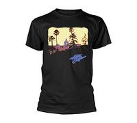 Eagles Unisex T Shirt. Hotel California (Backprint) (Small) Black