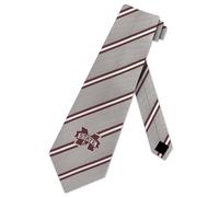 Eagles Wings Mississippi State Ties Bulldogs Mens College Neckties, Stripe Two Microfiber, Adult