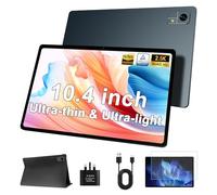 EagleSoar New Android Tablet 10.4 inch Octa-core 2.0 GHz 16GB+128GB 512GB Expansion Ultra-thin Lightweight Tablet 2.5K Display 2.4G&5G WiFi 6 BT5.0 GPS 13MP Camera 4×Stereo Speakers 10000mAh with Case