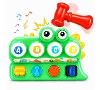 EagleStone Pop Up Baby Toy with Light & Sound, Cause and Effect Animal Toy