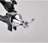 EagleWiz Diamond Robe Hook Holder Silver Excellent Chrome Finish with General Wall Fittings