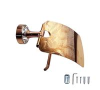 EagleWiz RoseGold Crystal Toilet Tissue Paper Roll Holder Excellent Copper Finish Wall holder With General Wall Fittings Bathroom Accessory (RoseGoldMain)