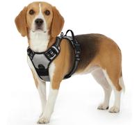 Eagloo Dog Harness Small Dog, Adjustable Soft Padded Pet Vest, Front C