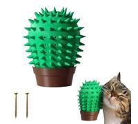 Eagyrosi Cat Face Scratchers & Self Groomer | for Clawing, Stretching, and Grooming | Built-in Scent Holes & Catnip Compartment | Sturdy PLA 3D Print | Suitable for Small Spaces