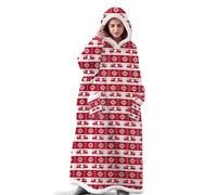 EAHOME Extra Long Hoodie Blanket Sweatshirt 3XL for Women Men 1pcs, Super Warm and Cozy Big Blanket Hoodie, Wearable Flannel Blanket with Sleeves and Pocket
