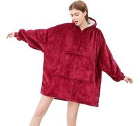 EAHOME Oversized Hoodie Sweatshirt Blanket XL, Super Warm Sherpa Giant Hoodie, Wearable Blanket Sweatshirt with Pocket, One Size for Adults Men Women Kid Younger