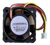 EAHWCXSD 1pcs F412RS05MB-02 5V 4CM 3-Wire Cooling Fan