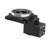 EAHWCXSD ZBT130RL 90 Degree Right Angle Hollow Rotating Platform Turntable Gearbox Reducer for NEMA23 Stepper Motor Input 8mm / 1/4inch(Input shaft 6.35mm,Ratio 50 to 1)