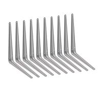 EAI 350x300mm / 14x12" Original London Pattern Shelf Bracket | Silver/Grey | Pack of 10