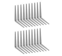 EAI 350x300mm / 14x12" Original London Pattern Shelf Bracket | Silver/Grey | Pack of 20