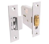 Eai Adjustable Roller Bolt Latch - Architectural Heavy Duty - 66mm Case - Satin Chrome