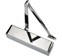 EAI Afit Door Closer Heavy Duty Overhead Suit Fire Doors Universal Dual Handed Push Pull Side Da Bc Power Size 2-4- Polished Chrome