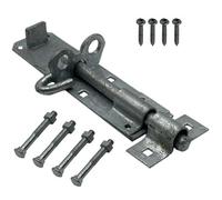 Eai Brenton Pad Lock Bolt Padbolt Lockable Sliding Gate Bolt Heavy Duty 100mm / 4 Inch Galvanised Door & Gate Bolt Pack Of 1