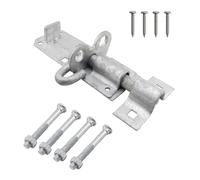 EAI Brenton Padbolt, Lockable Sliding Gate Bolt | Heavy Duty 100mm / 4 Inch Galvanised Door & Gate Bolt - Pack of 1
