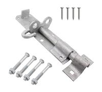 EAI Brenton Padbolt, Lockable Sliding Gate Bolt | Heavy Duty 150mm / 6 Inch Galvanised Door & Gate Bolt - Pack of 1