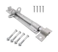 EAI Brenton Padbolt, Lockable Sliding Gate Bolt | Heavy Duty 200mm / 8 Inch Galvanised Door & Gate Bolt - Pack of 1