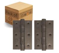 EAI Bronze Door Hinges | 3 Inch / 76mm Dark Bronze Internal Fire Door Hinges | 10 Pairs