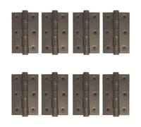 EAI Bronze Door Hinges | 3 Inch / 76mm Dark Bronze Internal Fire Door Hinges | 4 Pairs