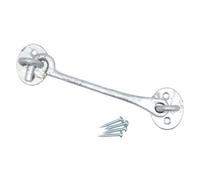 Eai Cabin Hook Iron Strong Hold Back Gate Or Door Hook Quality Style Cast Iron - 3 Inch - Galvanised