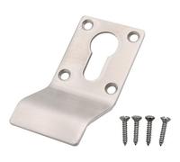 Cylinder Pull Finger Latch Euro Profile - Satin Stainless Steel - 86mm