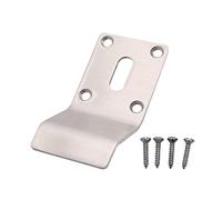 EAI Cylinder Pull Finger Latch Keyhole Profile, Satin Stainless Steel, 86mm