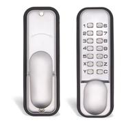 Eai Digital Code Lock Push Button Mechanical Quick Code Change Feature - Satin Chrome