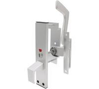 Eai - Disabled Toilet Lock Facility Indicator Bolt Reversible Handing Washroom Bathroom Cubical 2 Keeps Vacant Engaged - Aluminium