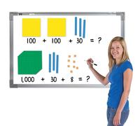 EAI Education Jumbo Magnetic QuietShape Foam Base Ten: Differentiated - Set of 131