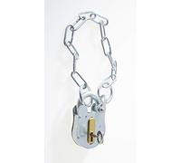 EAI FB11 Chain Type London Fire Brigade Padlock Supplied with 1 Key