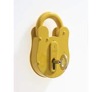EAI FB14 Yellow Type London Fire Brigade Padlock Supplied with 1 Key