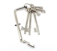 EAI Fire Brigade FB Master Key Set 3, 7 Keys for Lift and Building Access