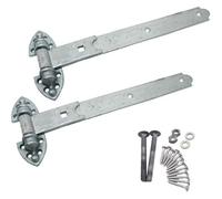 Eai Gate Hinges Heavy Reversible Pattern - 42" / 1050mm - Galvanised - 1 Pair Including Fixings