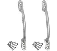 Eai Gate Pull Handle Shed Sash Hot Bed Handle - 6" - Hot Dip Galvanised - Pack Of 2