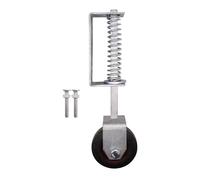 EAI Gate Wheel | Severe Duty Spring Loaded Gate Support Wheel | Galvanised Max Load 138kg - Pack of 1 with Fixings