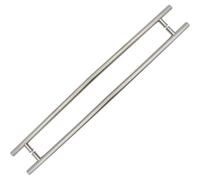 EAI Pull Handles Inline Back to Back Fix - Satin Stainless - 1800mm