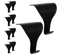 EAI Matt Black Moulding Hook for Dado Picture Rail, Pack of 10