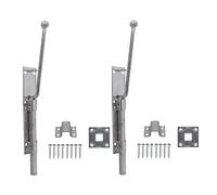EAI Monkey Tail Bolt - Heavy Duty 450mm / 18 Inch Galvanised Monkey Tail Drop Bolt for Gates & Garages - Pack of 2