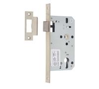 Eai Mortice Latch Din Standard - 90mm Case 60mm Backset - Satin Stainless Steel
